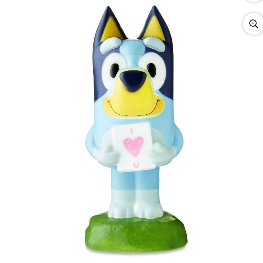 Bluey Valentine’s Day Tabletop Blow Mold NEW Decoration Battery Operated Dog